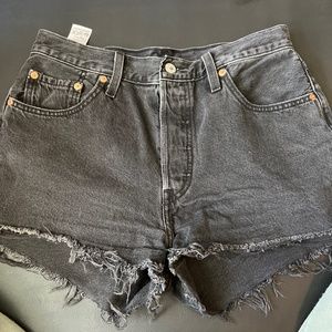 Black Levi shorts